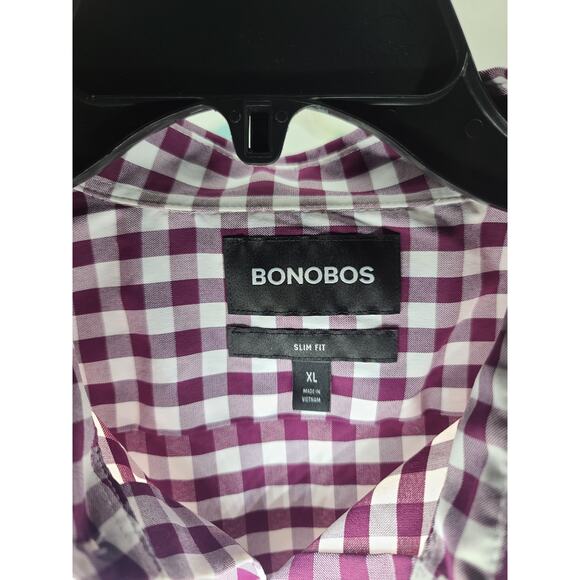Bonobos plaid button down shirt - XL slim fit - Picture 2 of 3
